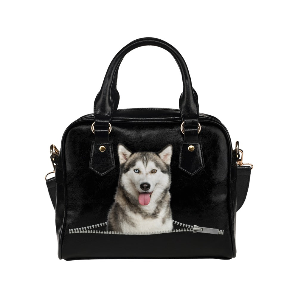 Siberian Husky Shoulder Handbag