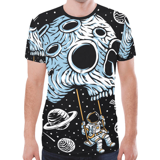 Skull Swing Planet New All Over Print T-shirt