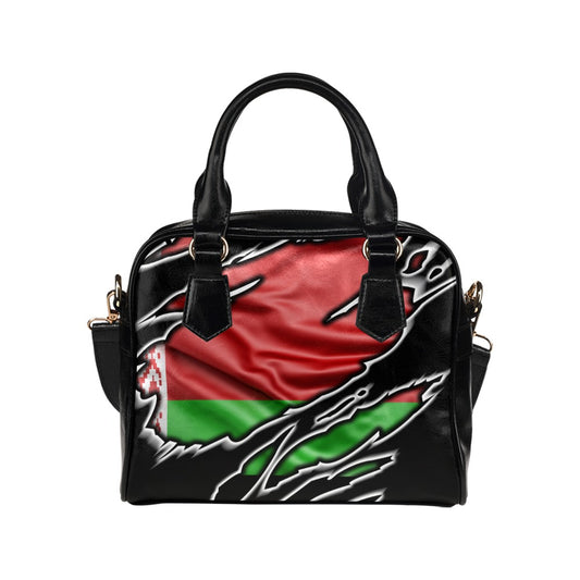 Flag Belarus patriot love Shoulder Handbag