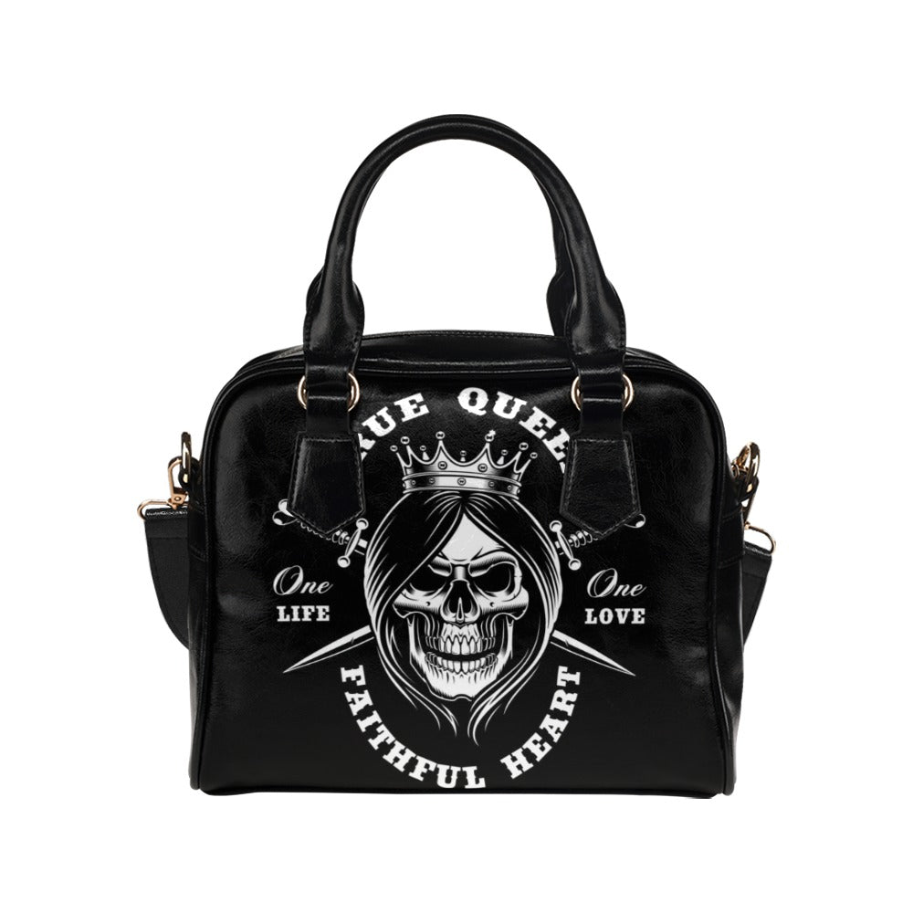 Queen Skull Shoulder Handbag