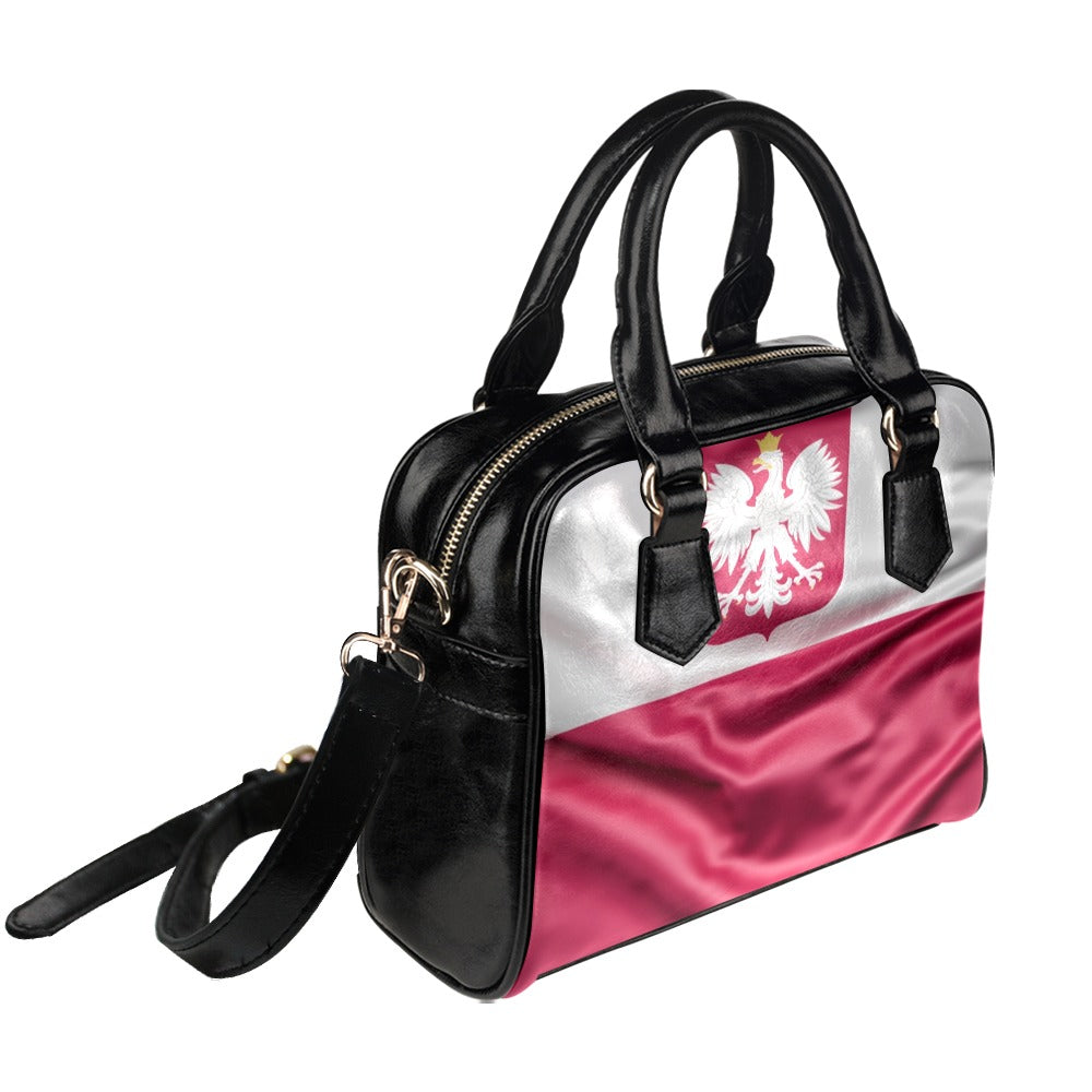 Flag Poland coat of arms Shoulder Handbag