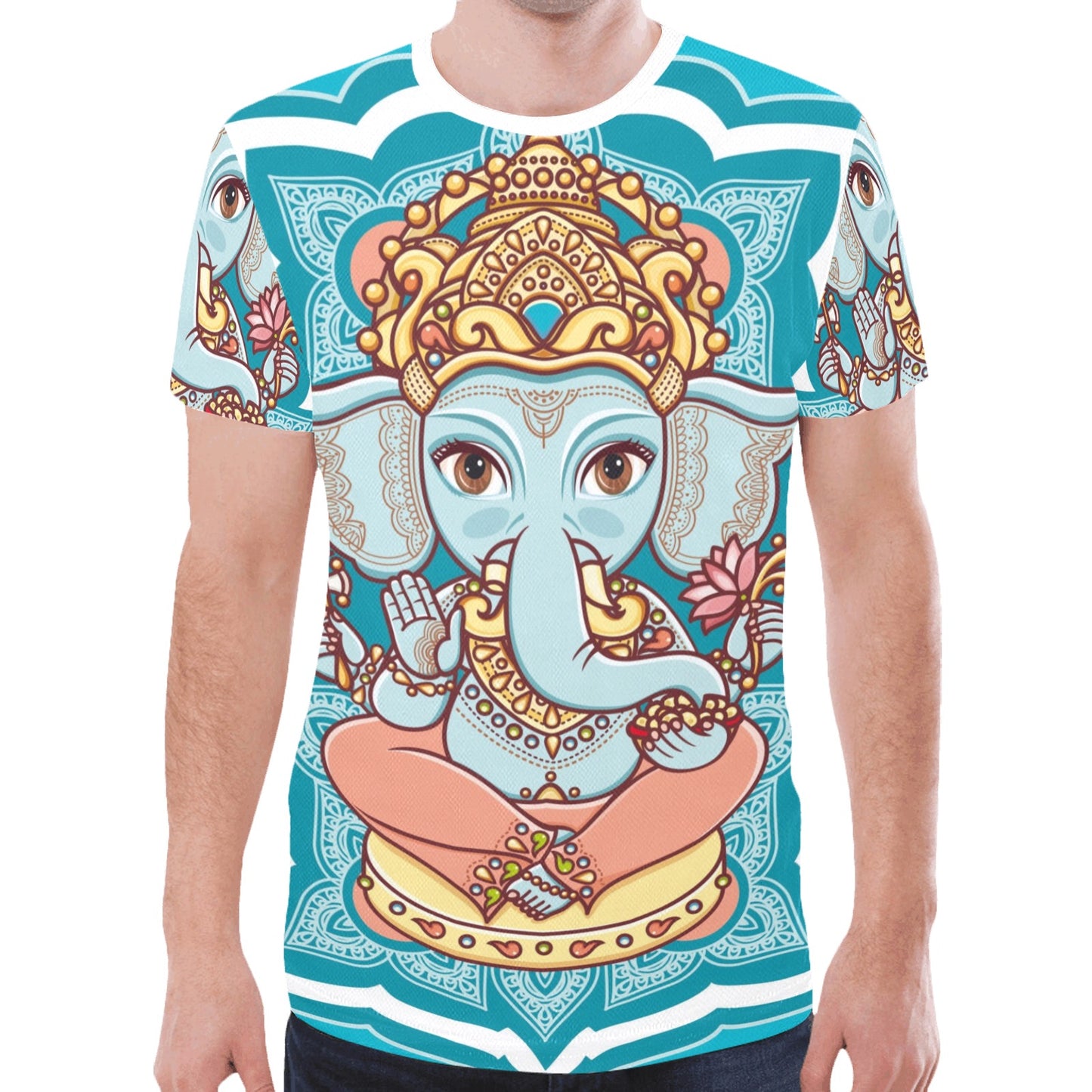 Ganesh Chaturthi Indian Mythology Elephant New All Over Print T-shirt