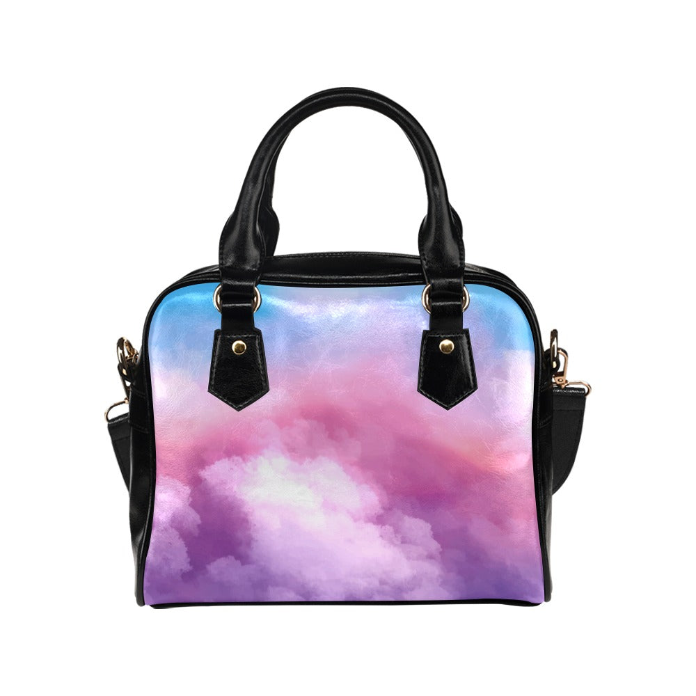 Color Clouds Shoulder Handbag