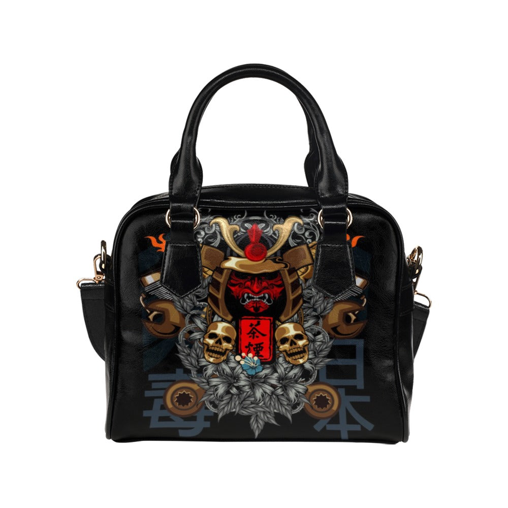 Japanese Samurai Cyborg Armor Shoulder Handbag