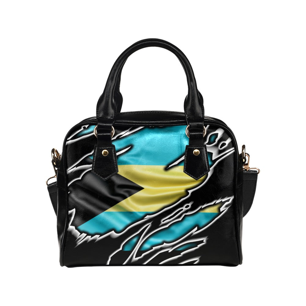 Flag Bahamas patriot love Shoulder Handbag