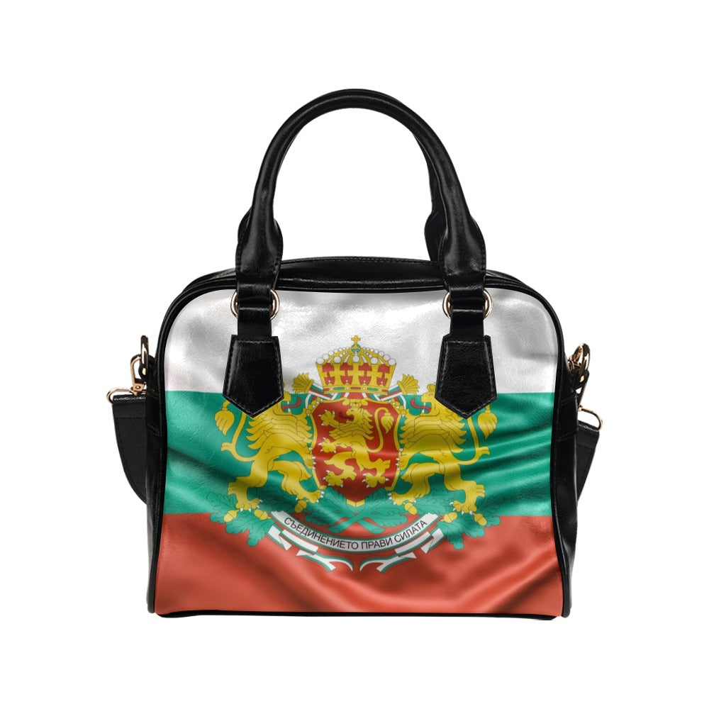 Flag Bulgaria coat of arms Shoulder Handbag