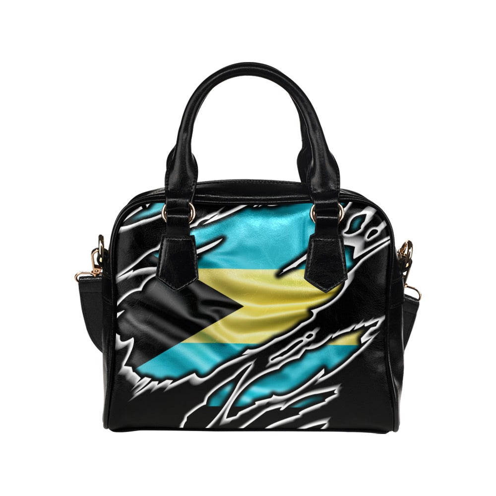 Flag Bahamas patriot love Shoulder Handbag