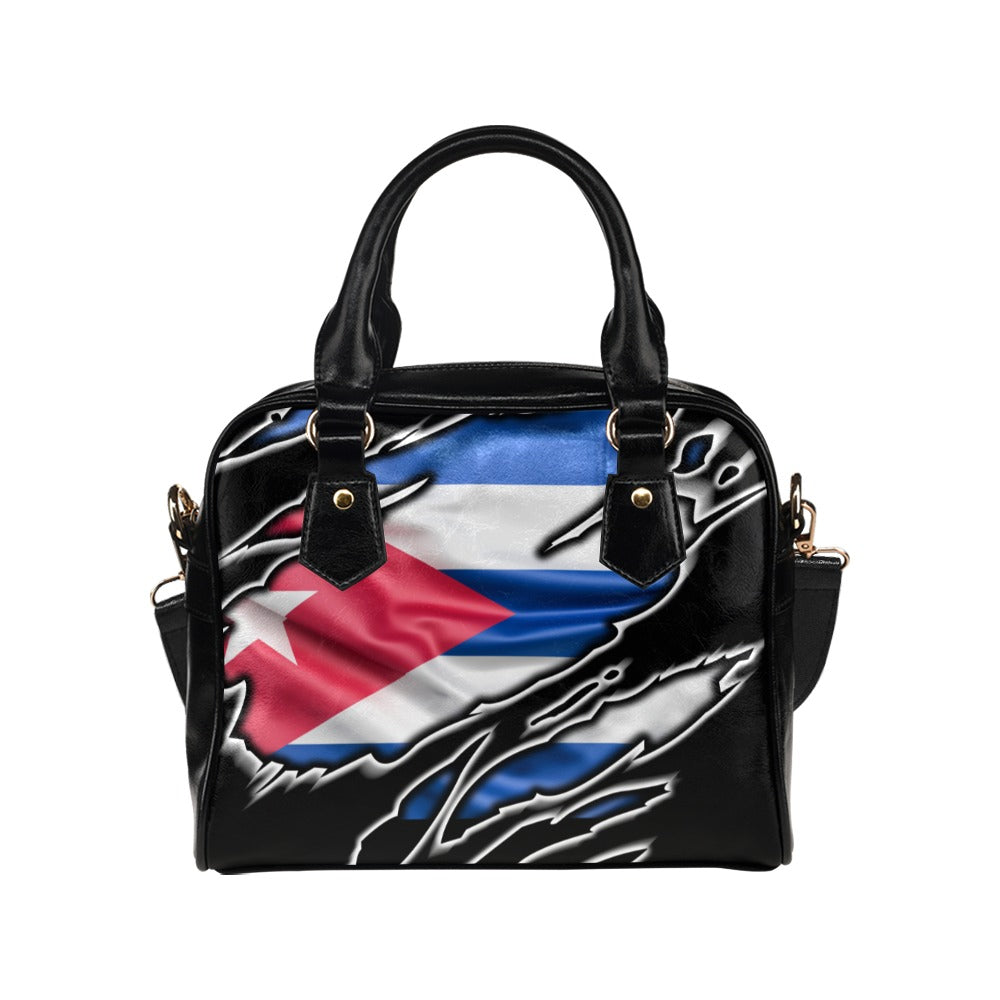 Flag Cuba patriot love Shoulder Handbag