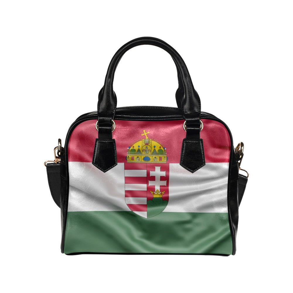 Flag Hungary coat of arms Shoulder Handbag