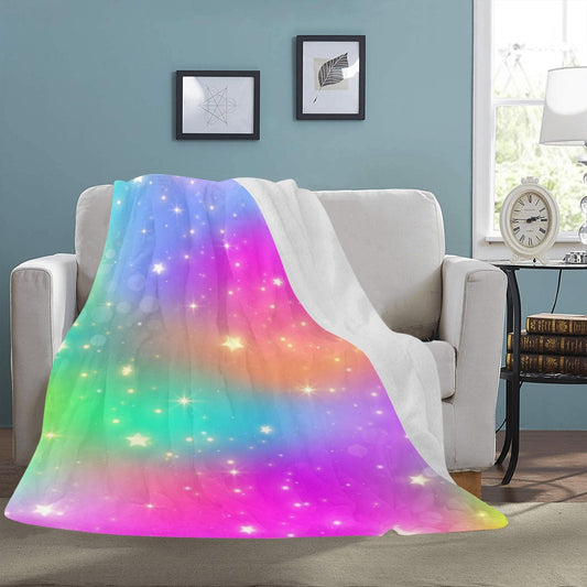 Stars Abstract Ultra-Soft Micro Fleece Blanket 60"x80"