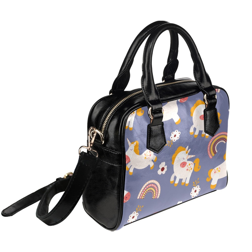 Unicorn pattern Shoulder Handbag