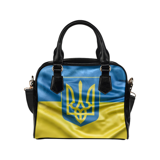 Flag Ukraine coat of arms Shoulder Handbag