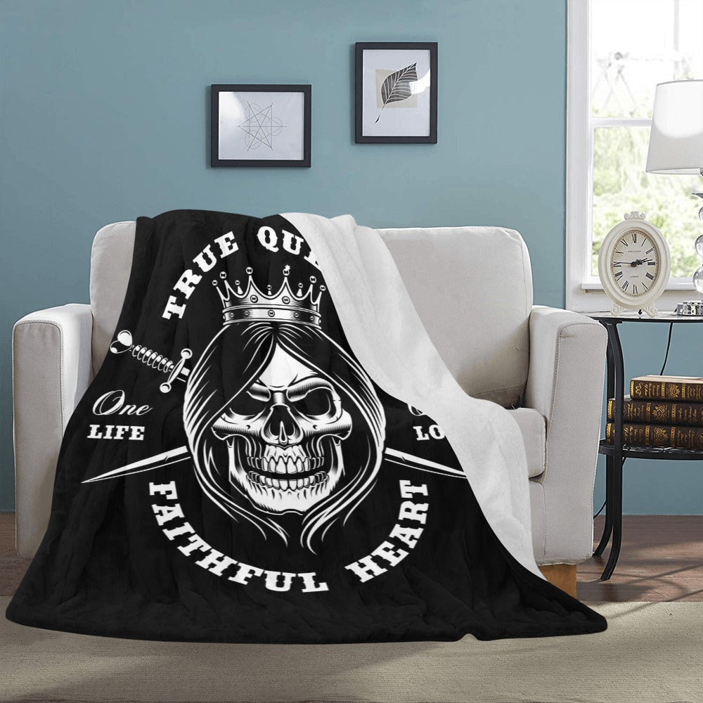 Queen Skull Ultra-Soft Micro Fleece Blanket 60"x80"