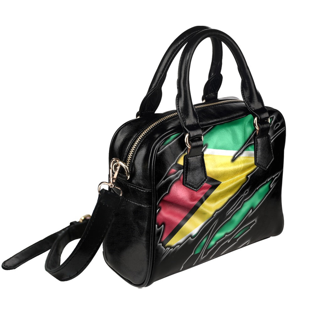 Flag Guyana patriot love Shoulder Handbag