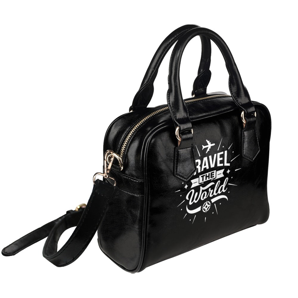 Travel the world Shoulder Handbag