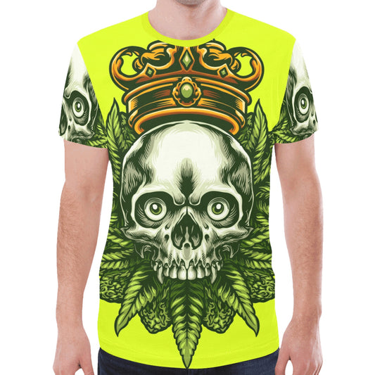 King Cannabis Skull New All Over Print T-shirt