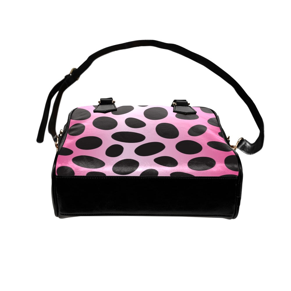 Dalmatian Pink Shoulder Handbag