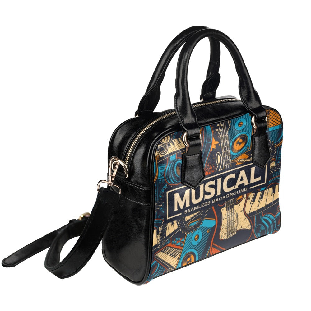 Musical Insrtuments Music Art Shoulder Handbag