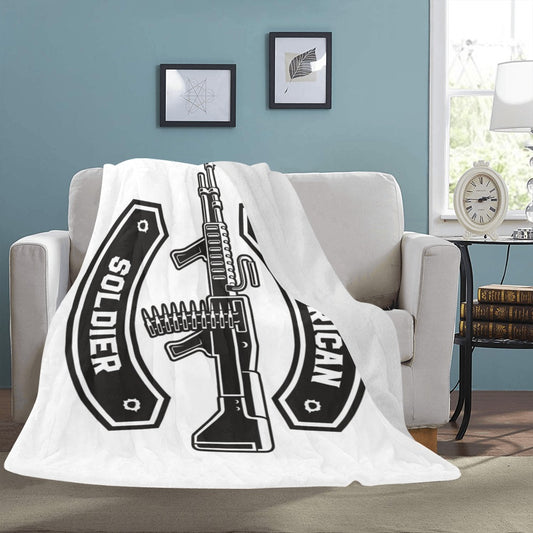 American Soldier Ultra-Soft Micro Fleece Blanket 60"x80"