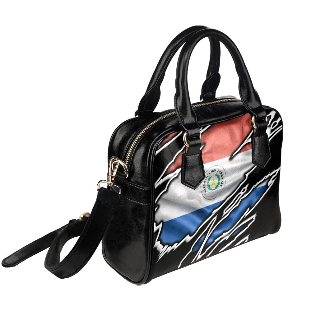 Flag Paraguay patriot love Shoulder Handbag