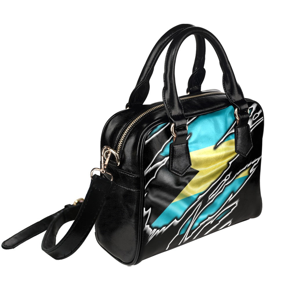 Flag Bahamas patriot love Shoulder Handbag