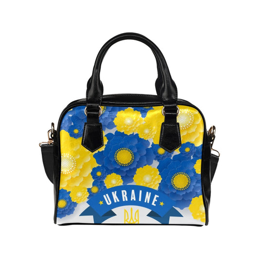 Ukraine Flowers Shoulder Handbag