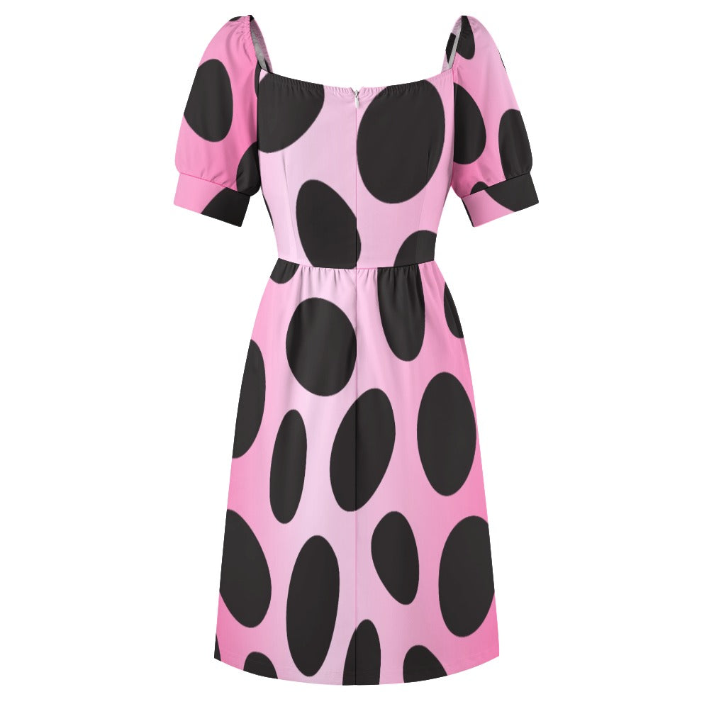 Dalmatian Pink Sweetheart Dress