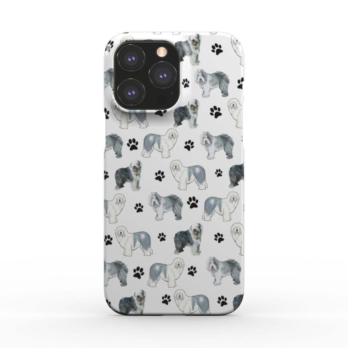 Old English Sheepdog Paw Snap Phone Case