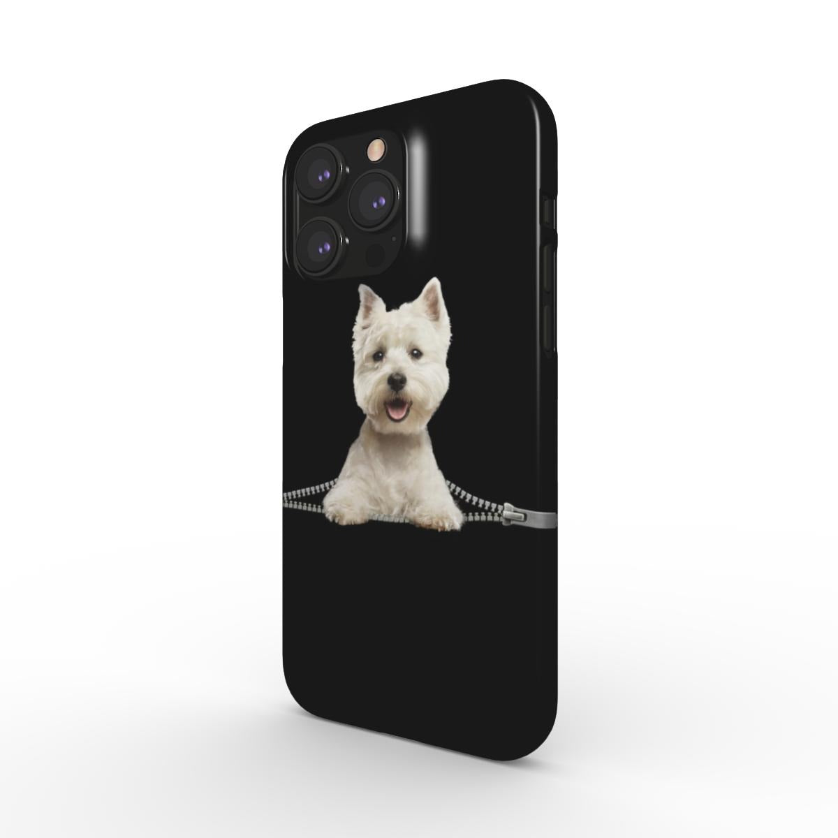 West Highland White Terrier Zipper Snap Phone Case