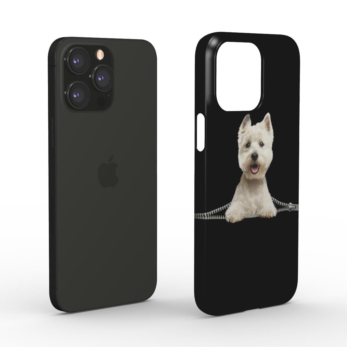 West Highland White Terrier Zipper Snap Phone Case