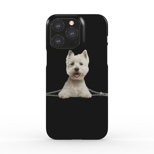 West Highland White Terrier Zipper Snap Phone Case