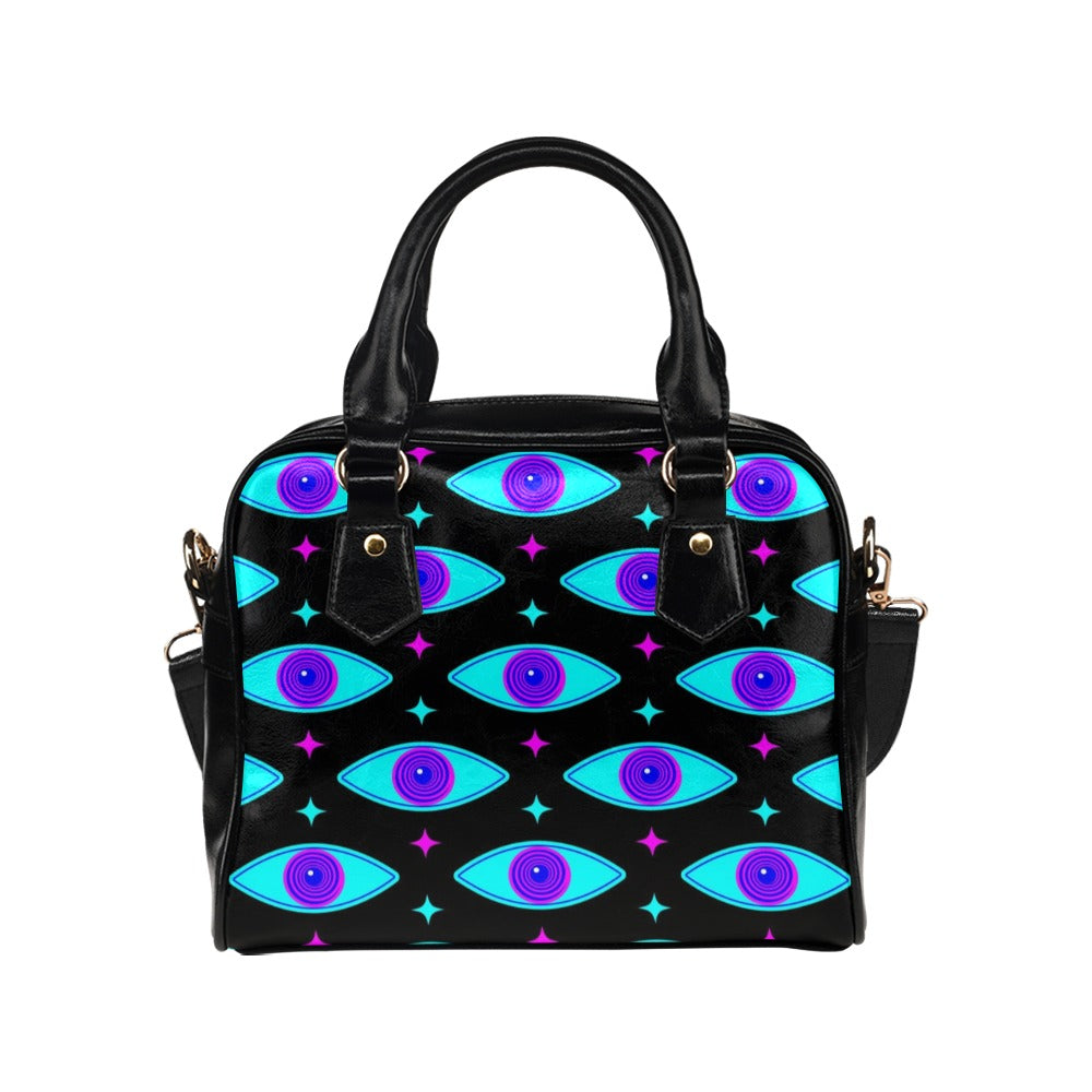 Psychedelic Eye Magic Trippy Shoulder Handbag