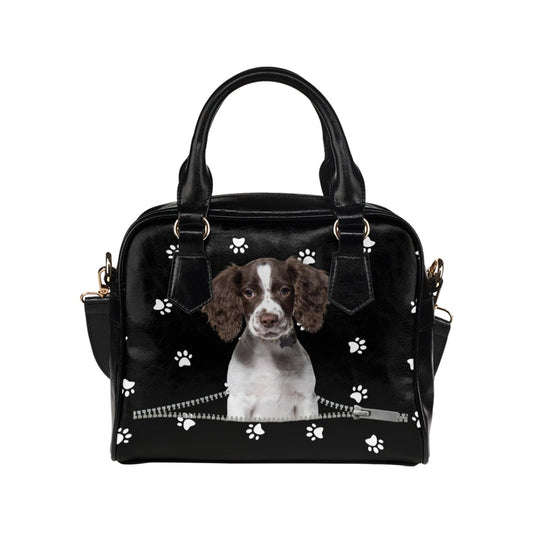 English Springer Spaniel Zip Paws Shoulder Handbag