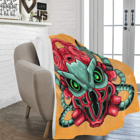 Bird Head Mecha Ultra-Soft Micro Fleece Blanket 60"x80"