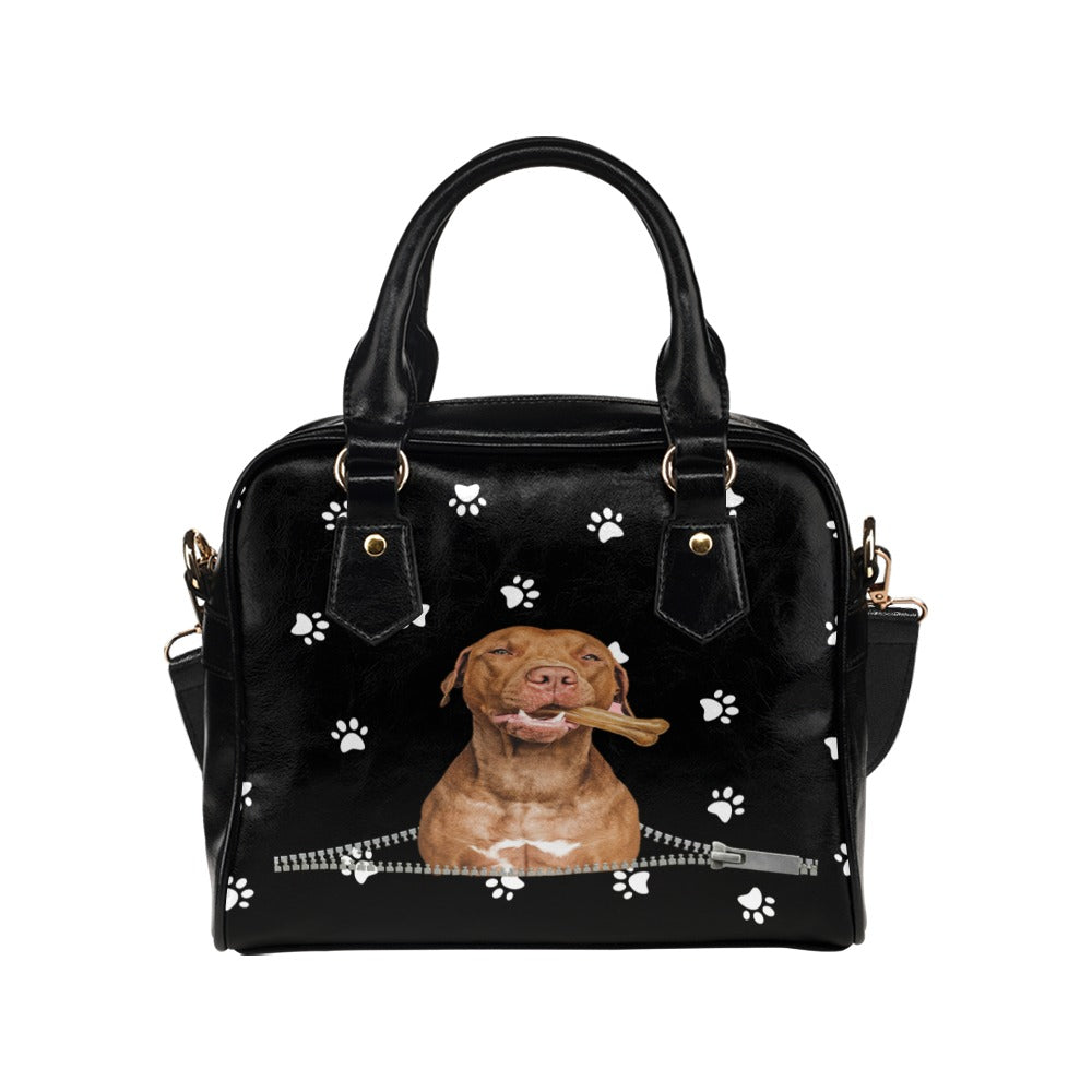 American Pitbull Terrier Paws Shoulder Handbag