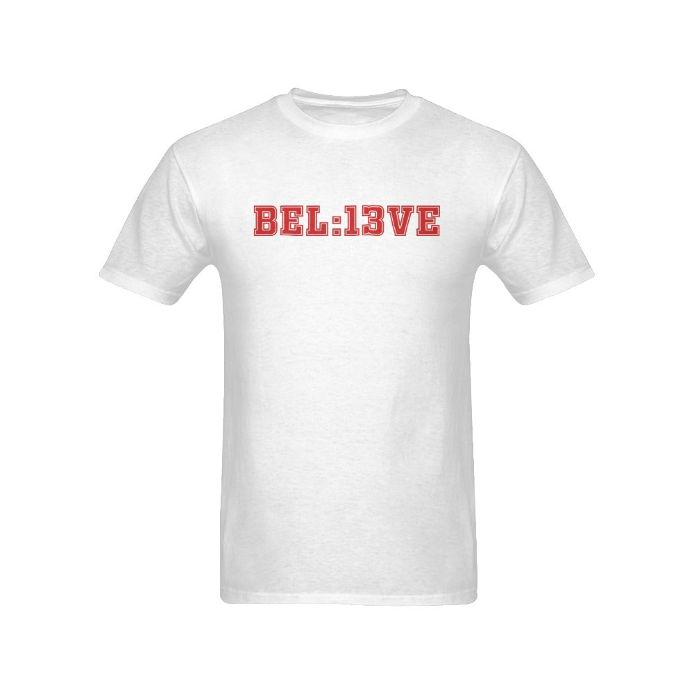 Believe 13 Seconds KC White Men's T-Shirt