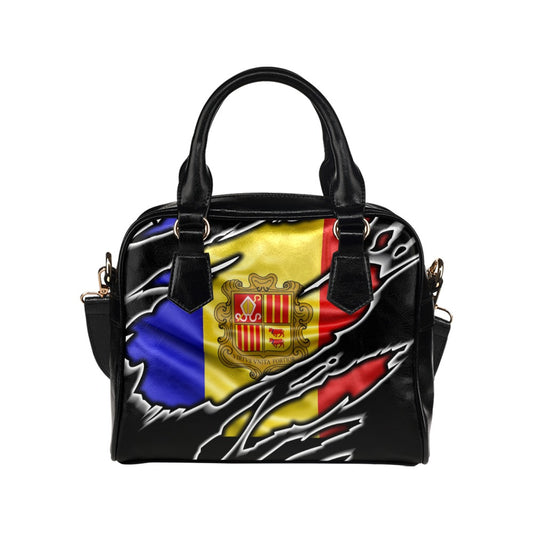 Flag Andorra patriot love Shoulder Handbag