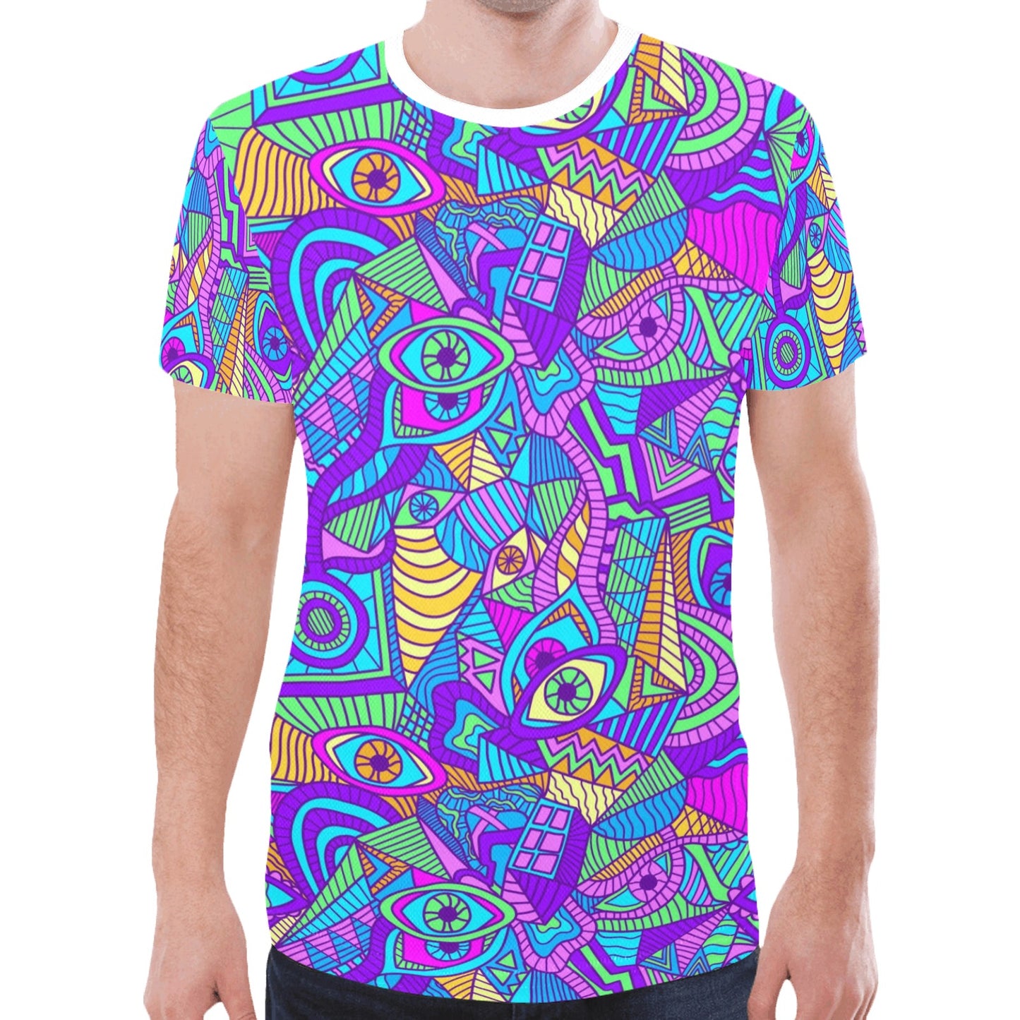 Pshychedelic Pattern New All Over Print T-shirt