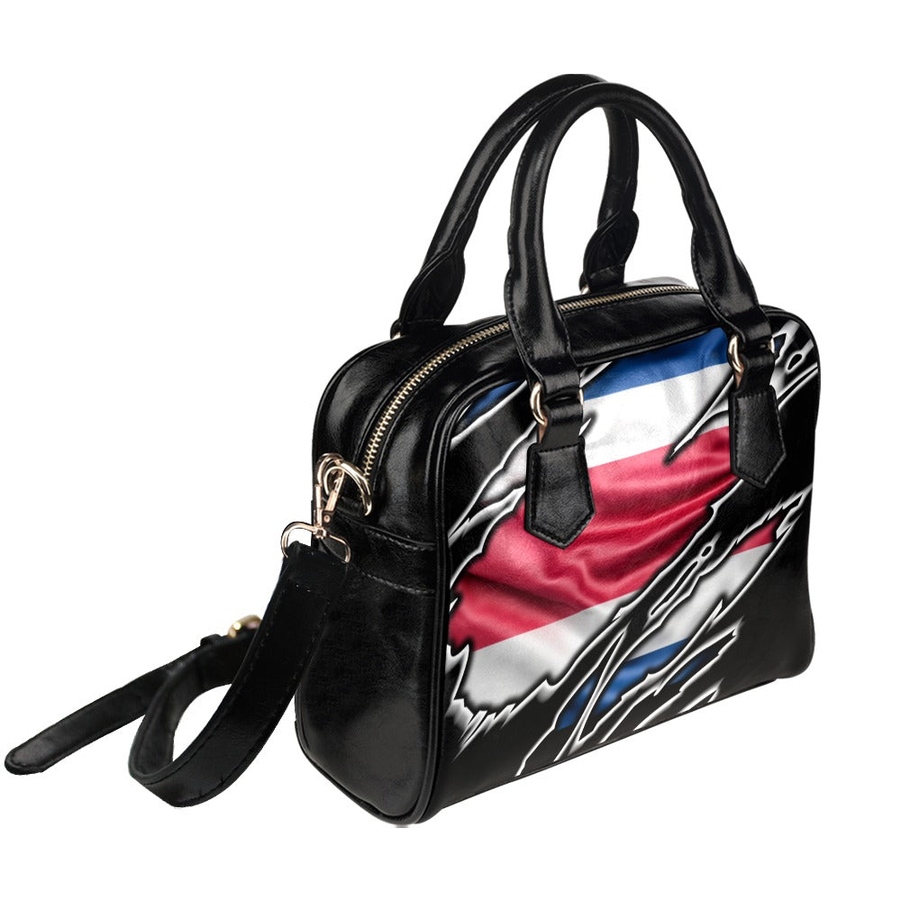 Flag Costa Rica patriot love Shoulder Handbag