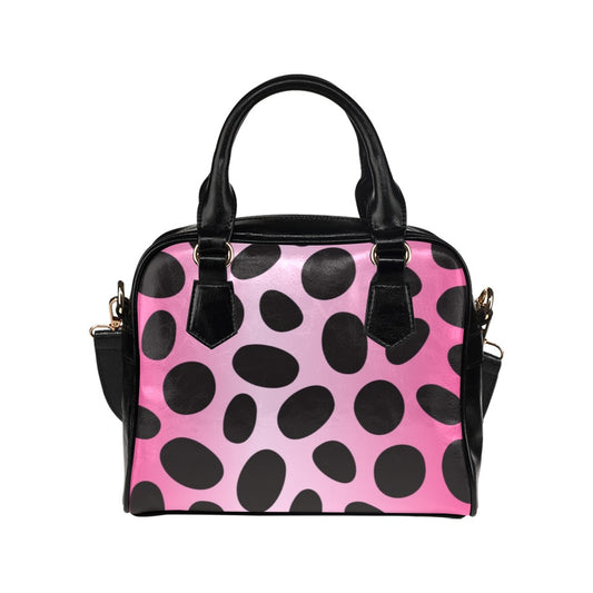 Dalmatian Pink Shoulder Handbag