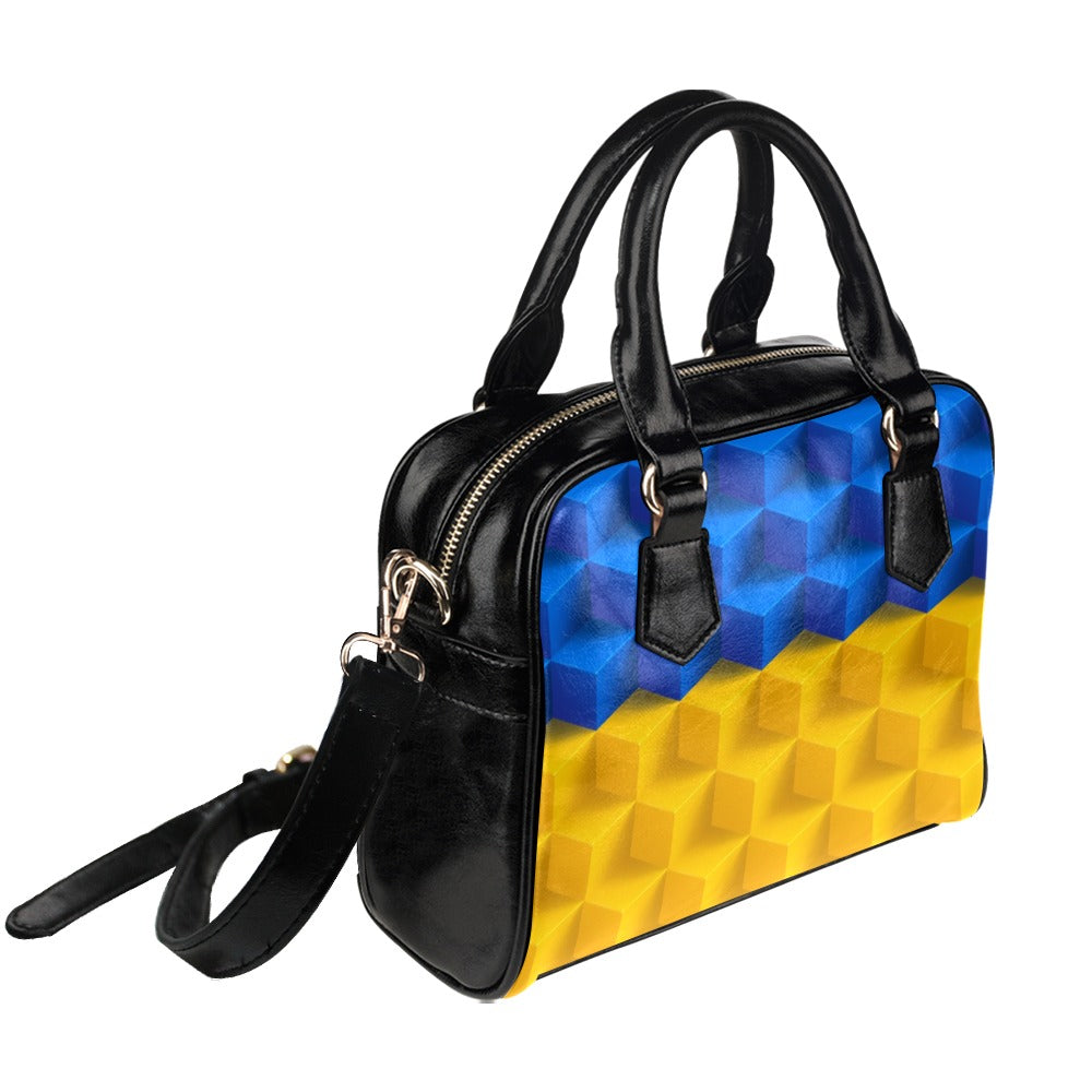 Ukraine Cube Shoulder Handbag