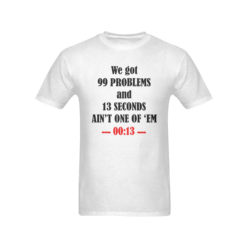 13 seconds Ain't a Problem KC Grim Reaper Men's T-Shirt