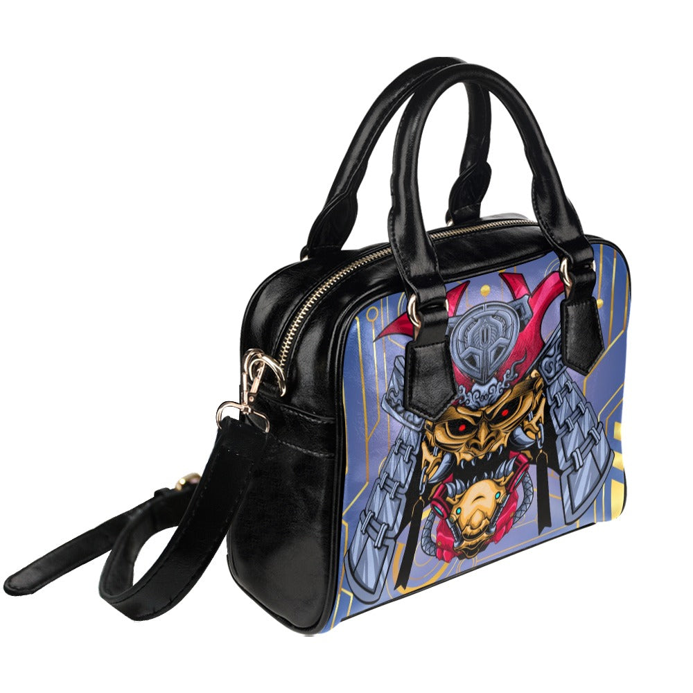 Japanese Devil Robot Shoulder Handbag