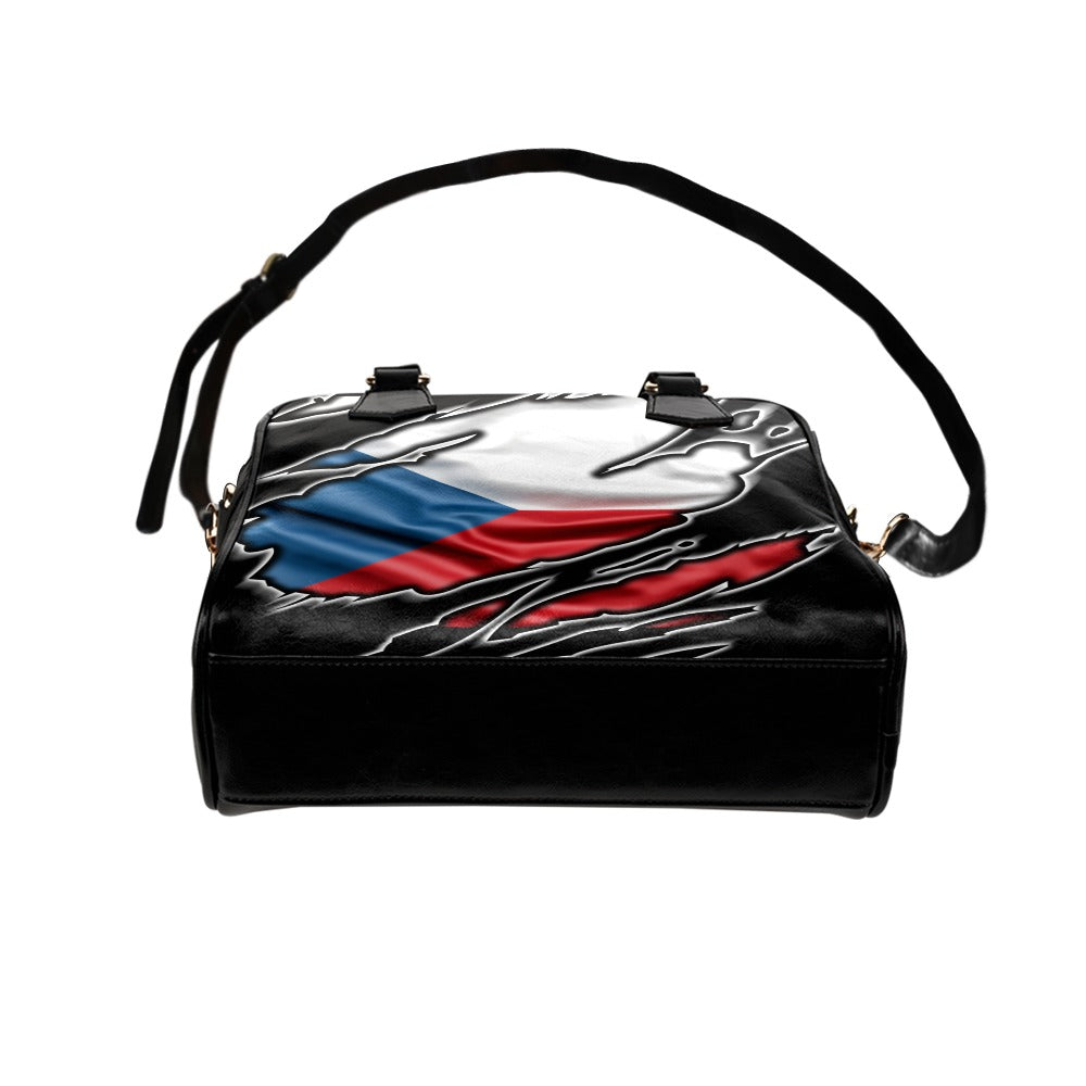 Flag Czech republic patriot love Shoulder Handbag