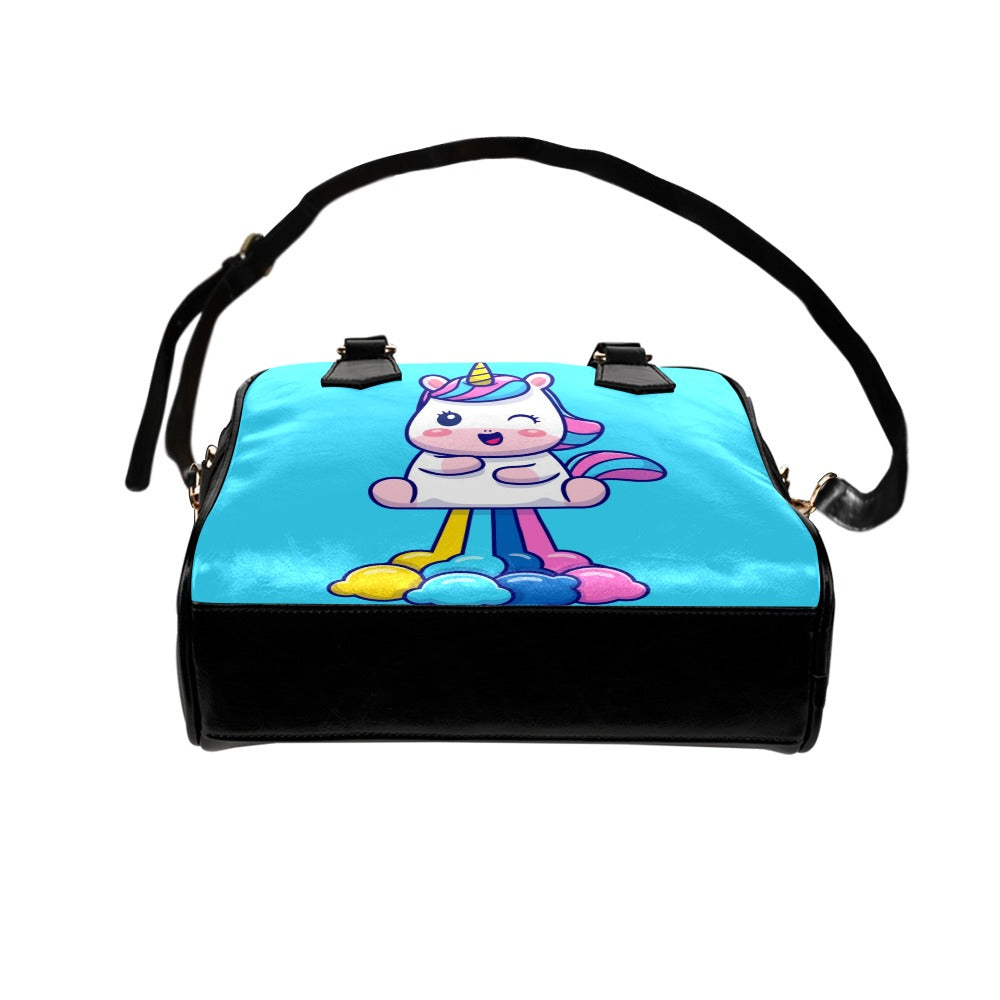 Unicorn Farts Cute Gift Shoulder Handbag