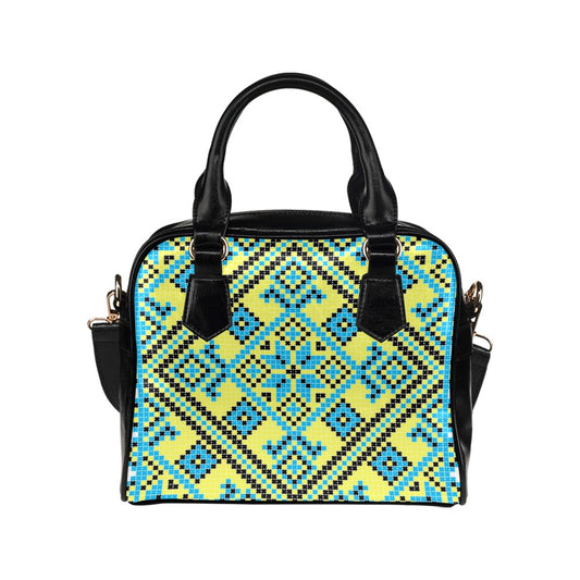 Embroidery Ukrainian National Ornament Decoration Vector illustration Shoulder Handbag