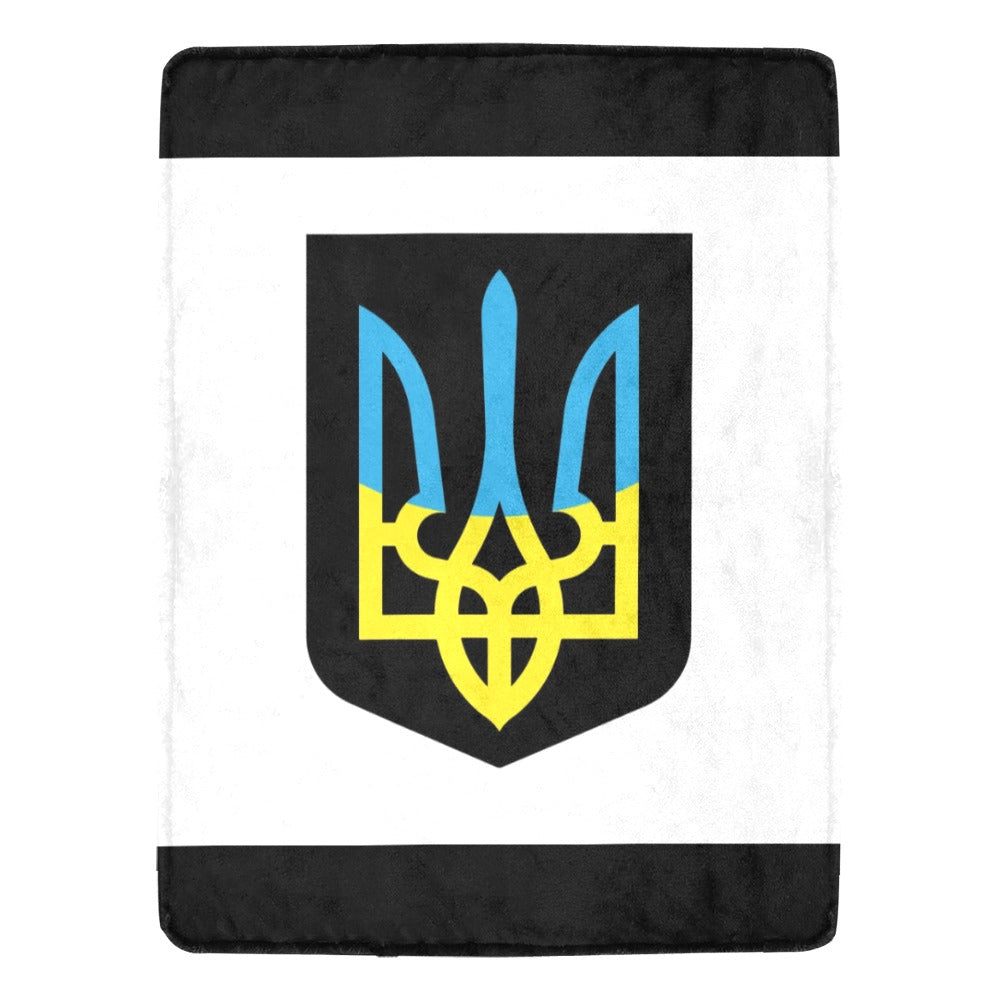 Ukrainian Emblem Ultra-Soft Micro Fleece Blanket 60"x80"