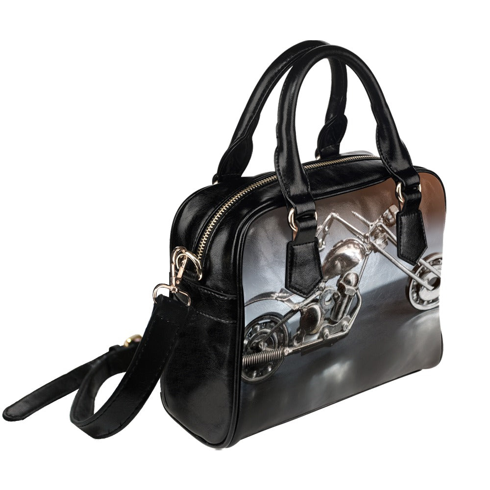 Toy Motorcycle Metal Shoulder Handbag