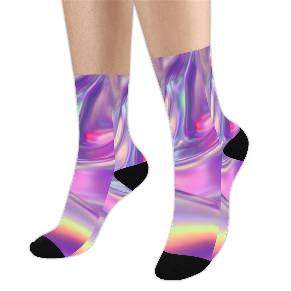 Geometric Crystal Blanket Trouser Socks (For Men)