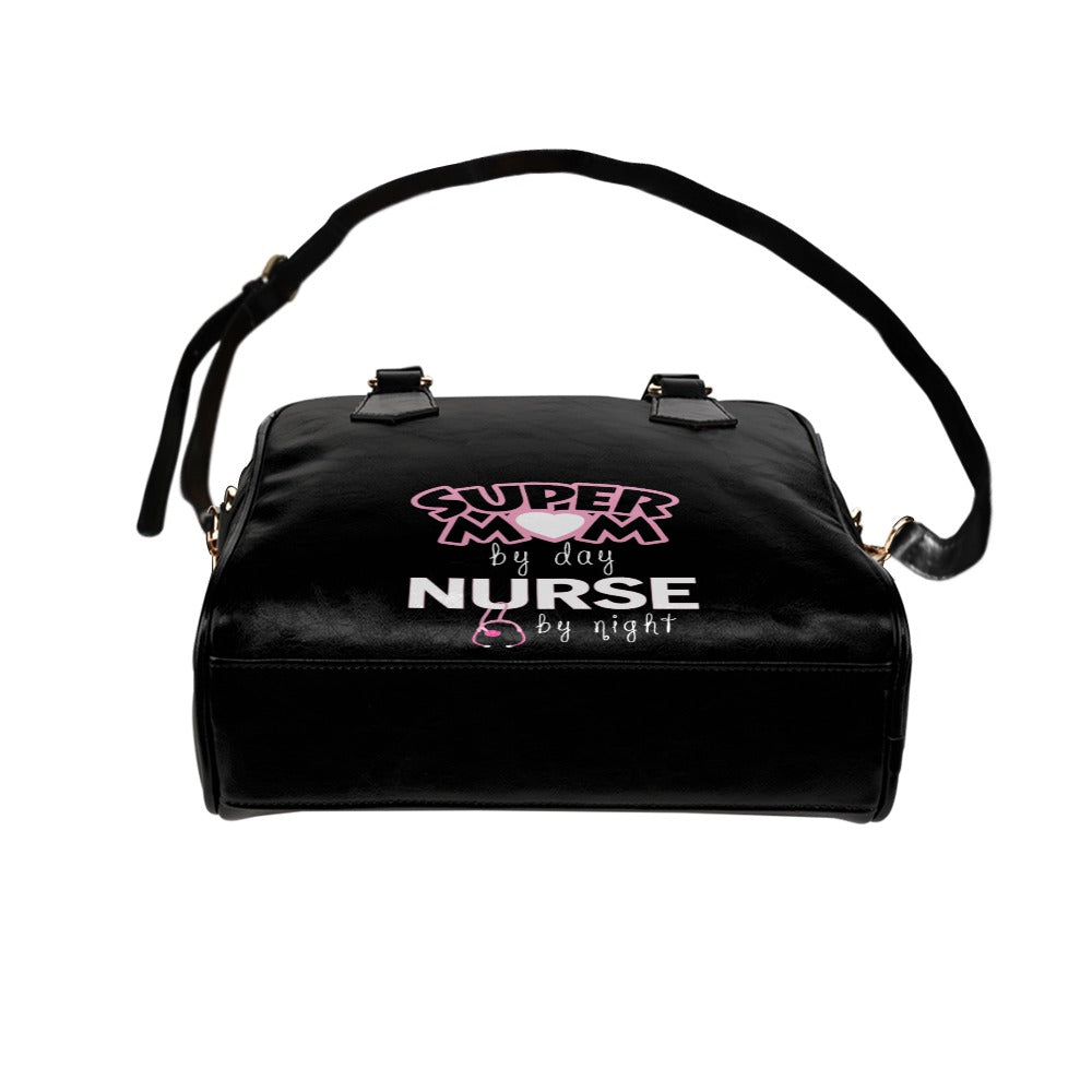 Super Mom By Day Nurse By Night Shoulder Handbag